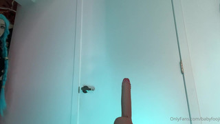 Babyfooji Jinx Cosplay Solo Dildo Riding Session
