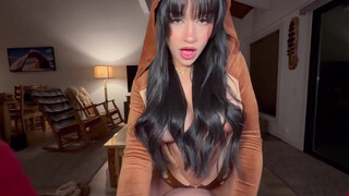 Horny Hannah Jo Takes Deep Pounding While Wearing Reindeer Suit