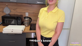 Likabusy Delivery Girl Trades Fee for Creampie Safe Sex